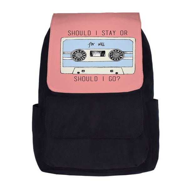 کوله پشتی زنانه طرح کاست کدkp141 کوله پشتی زنانه طرح کاست کدkp141