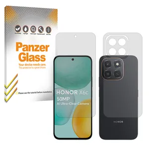Panzer glass Resistant model matte screen protector suitable for Honor X6c mobile phone along with the back protector