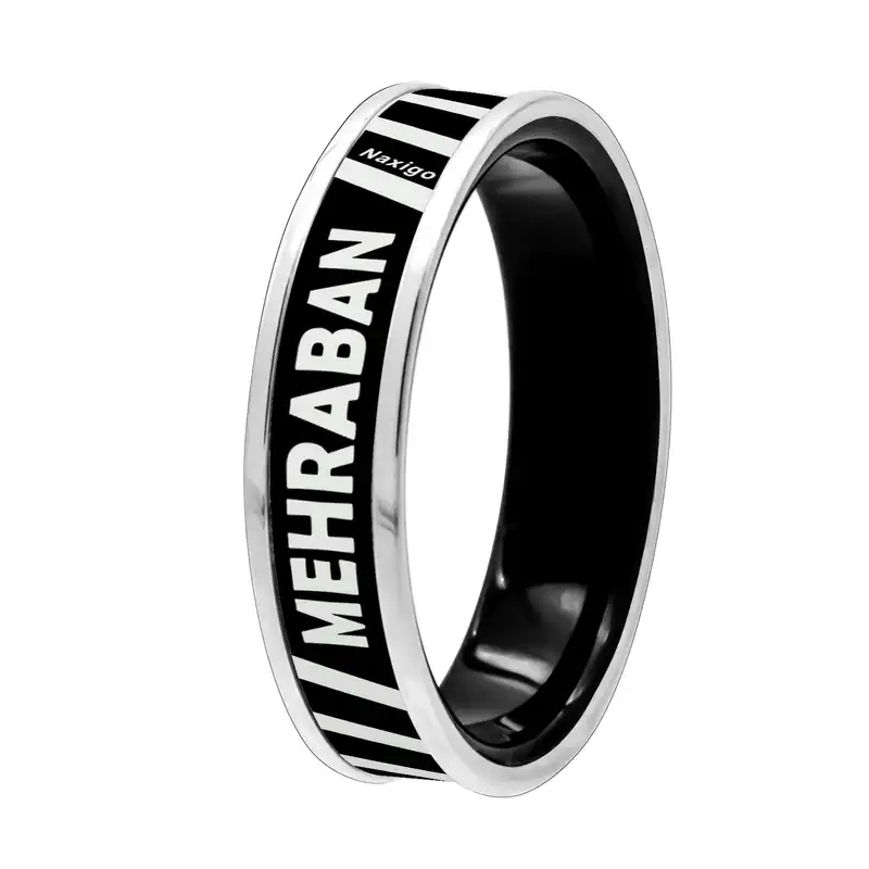 انگشتر ناکسیگو مدل شب تاب طرح مهربان کد RB15821