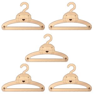 چوب لباسی نوزاد مدل L01 بسته 5 عددی