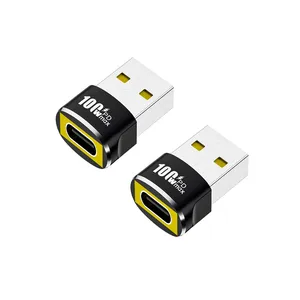 مبدل USB به USB-C مدل 100W بسته دو عددی