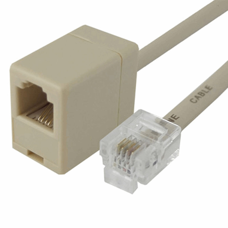 کابل افزایش طول تلفن دایو مدل DT8108 به طول 8 متر بسته دو عددی