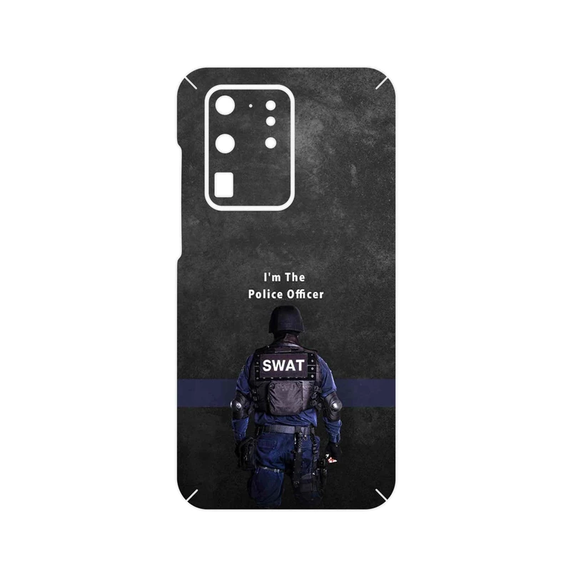 برچسب پوششی ماهوت مدل Police Officer مناسب برای گوشی موبایل سامسونگ Galaxy S20 Ultra
