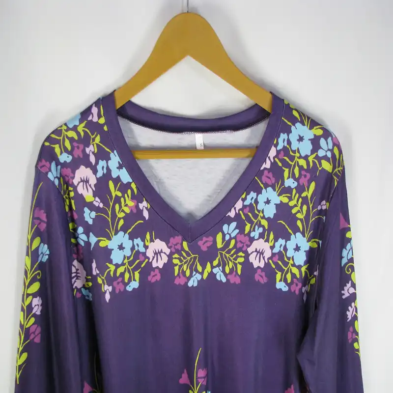 بلوز آستین بلند زنانه مدل sonbol رنگ بنفش