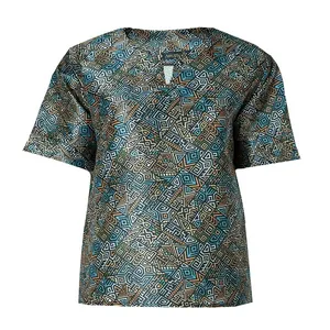 بلوز آستین کوتاه زنانه آروما مدل 2050701701