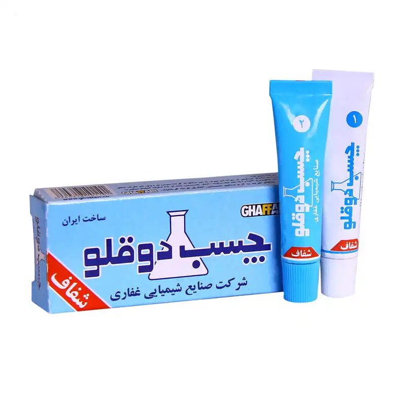 چسب دوقلو غفاری مدل GH2 بسته 2 عددی