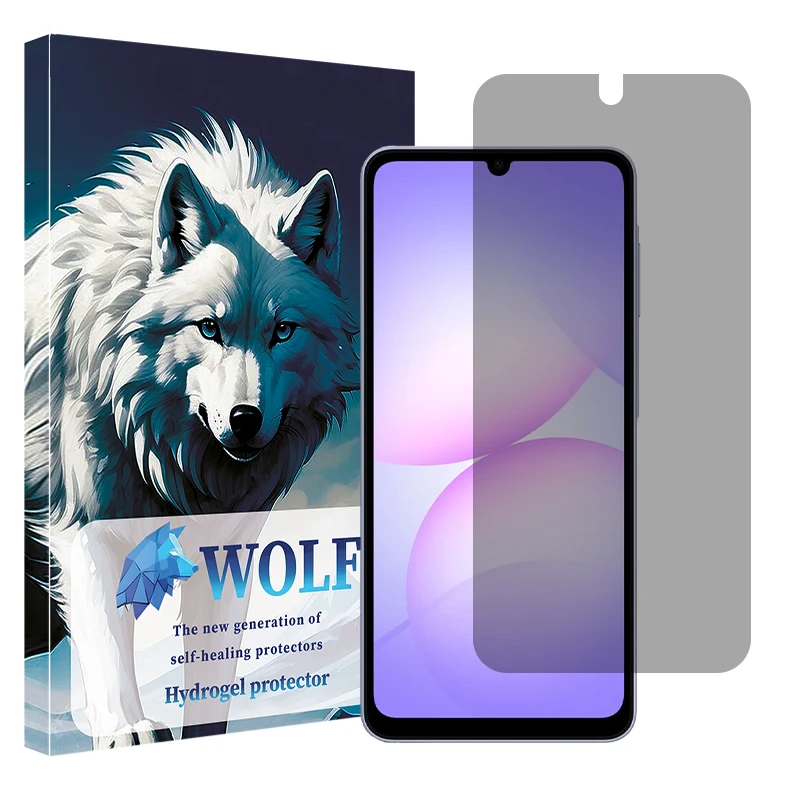 محافظ صفحه نمایش حریم شخصی ولف مدل Tough مناسب برای گوشی موبایل سامسونگ Galaxy A07 4G
