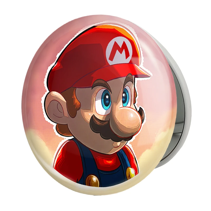 آینه جیبی خندالو طرح (Mario) بازی سوپر ماریو مدل تاشو کد 31527