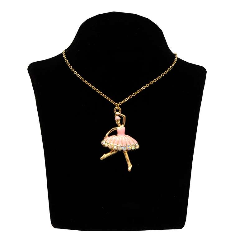 گردنبند دخترانه مدل بالرین G2