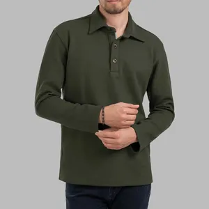 پولوشرت آستین بلند مردانه ام کی مدل 30052