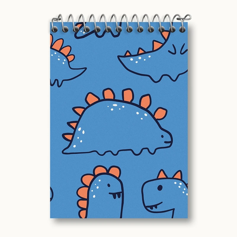 دفتر یادداشت 50 برگ خندالو مدل دایناسور کد N961