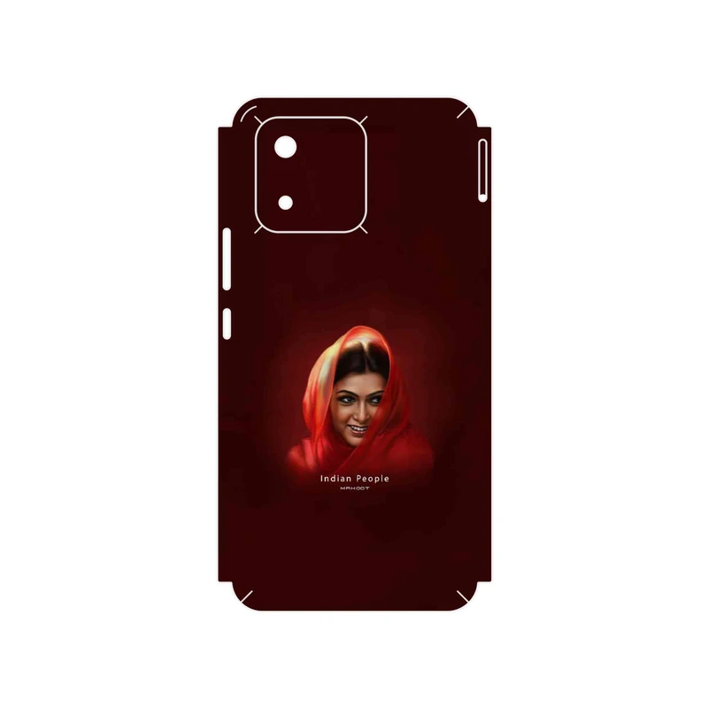 برچسب پوششی ماهوت مدل Portrait of an Indian Woman مناسب برای گوشی موبایل آنر X5