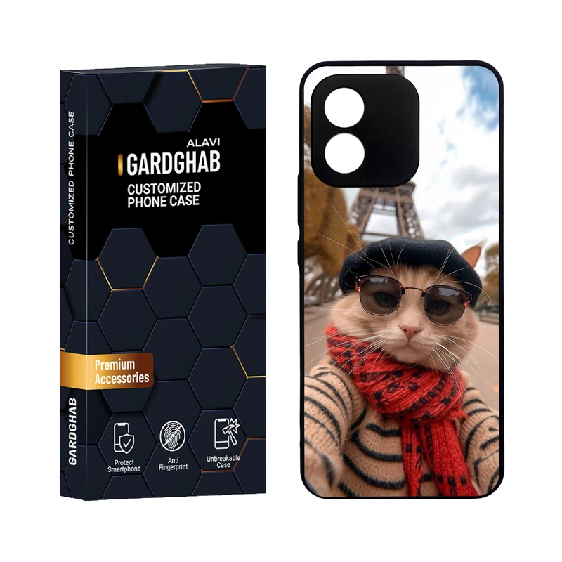 کاور گارد قاب علوی مدل دورژله ای هنری مناسب برای گوشی موبایل آنر X5 4G 2023