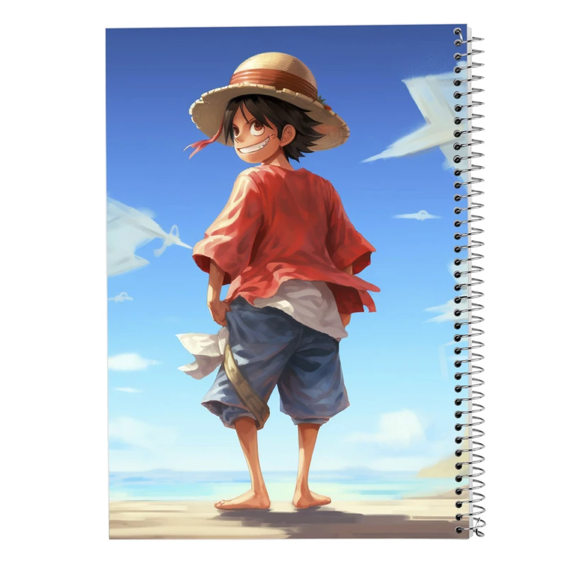 دفتر شطرنجی 50 برگ مدوپد مدل وان پیس One Piece کد DF11478