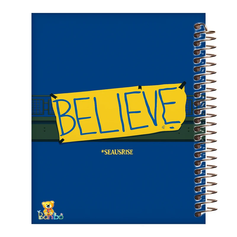 دفتر مشق 100 برگ سیمی بانیبو مدل believe کد H 2553
