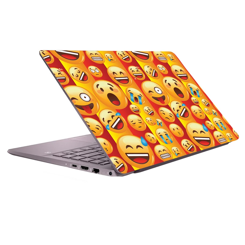 استیکر لپ تاپ مدل 6049 hk مناسب برای لپ تاپ 15.6 اینچ به همراه برچسب حروف فارسی کیبورد