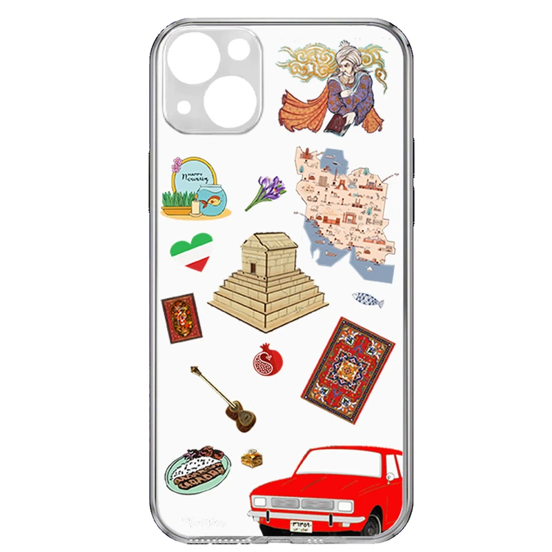 کاور طرح Iran مناسب برای گوشی موبایل اپل IPhone 15 