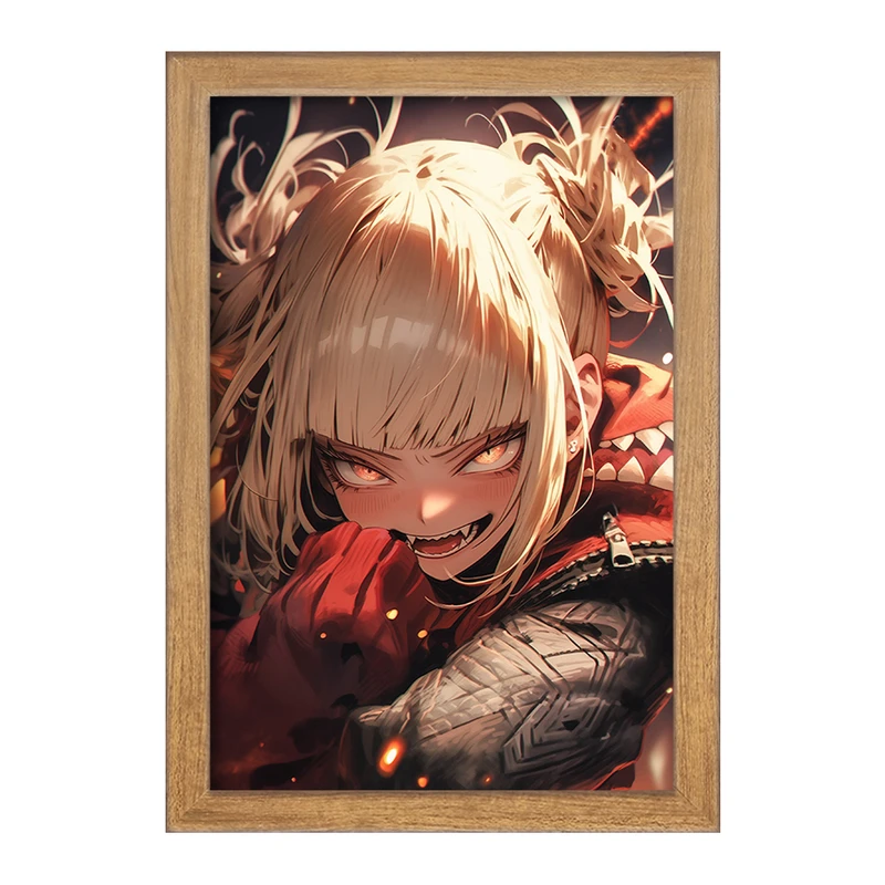 تابلو خندالو مدل انیمه آکادمی قهرمان من کد F2841