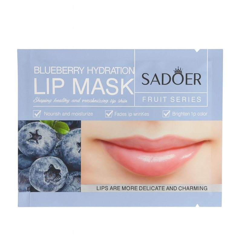 ماسک لب سادور مدل بلوبری مناسب برای انواع پوست وزن 8 گرم