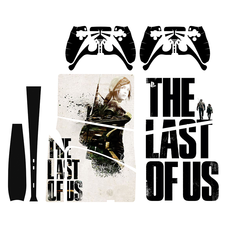 برچسب کنسول بازی پلی استیشن 5 اسلیم مدلlast of us 05 مجموعه 7 عددی