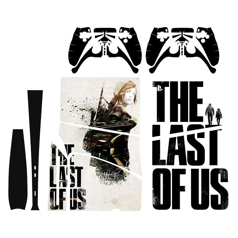 برچسب کنسول بازی پلی استیشن 5 اسلیم مدلlast of us 05 مجموعه 7 عددی 