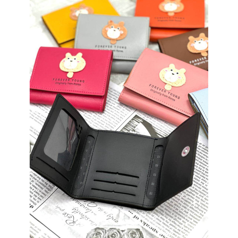 کیف پول زنانه مدل خرس مهربون کد KZD-042