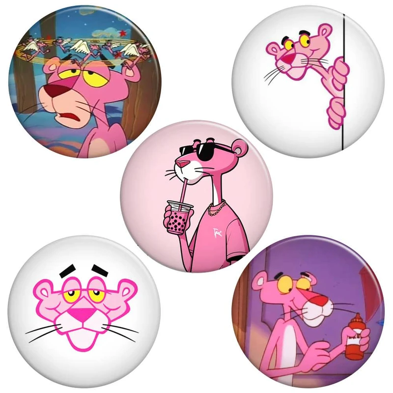 پیکسل گالری باجو طرح انیمیشن پلنگ صورتی کد pink panther 8 مجموعه 5 عددی