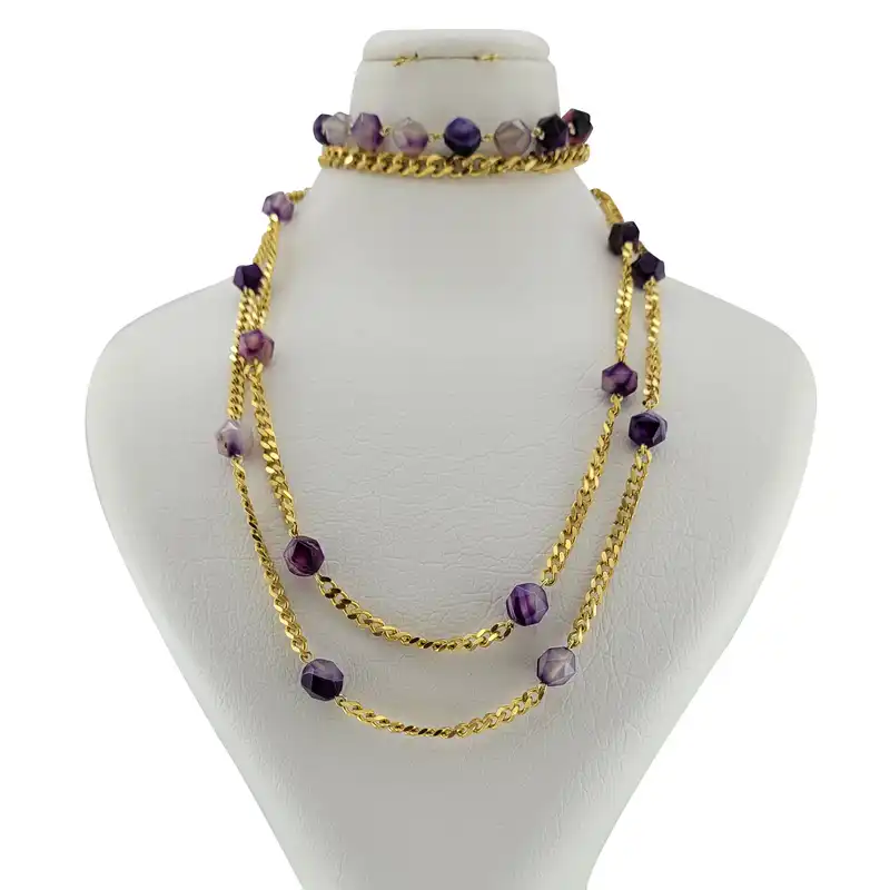 نیم ست زنانه مدل سنگ عقیق هرزگوال کد th18