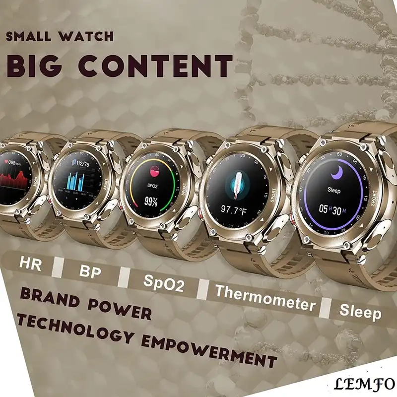 ساعت هوشمند لمفو مدل Lemfo به همراه هندزفری
