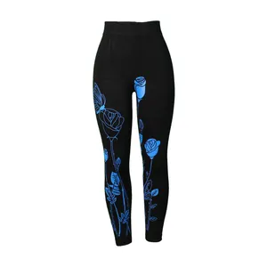 لگینگ زنانه مدل گل رز 16