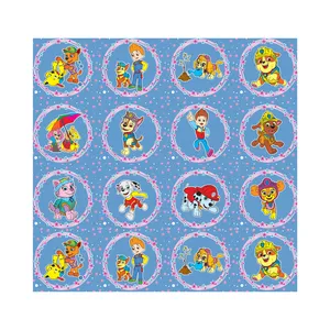 کاغذ کادو طرح سگهای نگهبان کد ۸۰۰۲ بسته ۵ عددی