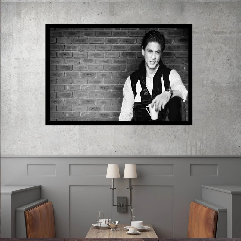 تابلو بکلیت طرح مشاهیر سینمای جهان شاهرخ جان مدل قاب شاسی B-s10379