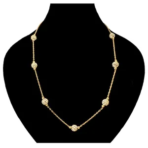 گردنبند طلا 18 عیار زنانه دوست خوب مدل dk683