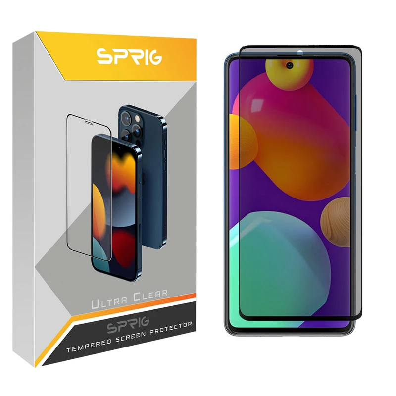 محافظ صفحه نمایش حریم شخصی اسپریگ مدل PRVSP مناسب برای گوشی موبایل سامسونگ Galaxy F62