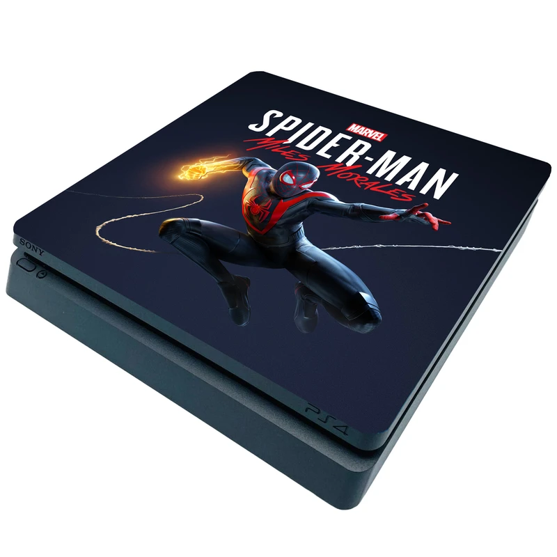 برچسب پلی استیشن ۴ اسلیم مدل مرد عنکبوتی 4K کد 7319
