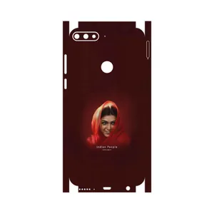 MAHOOT Portrait of an Indian Woman-FullSkin Cover Sticker for Huawei Y7 Prime 2018