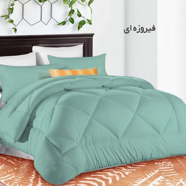 عکس شماره 16 : لحاف چیداری مدل میکرو دو نفره سایز 240x220 سانتی متر