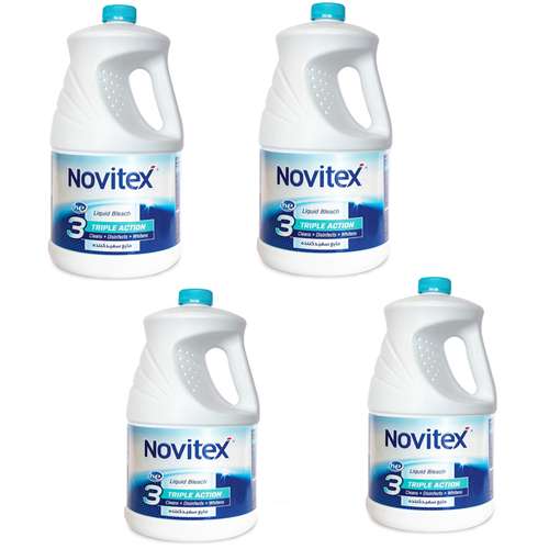 مایع سفید کننده نویتکس مدل k4 وزن 4000 گرم بسته 4 عددی