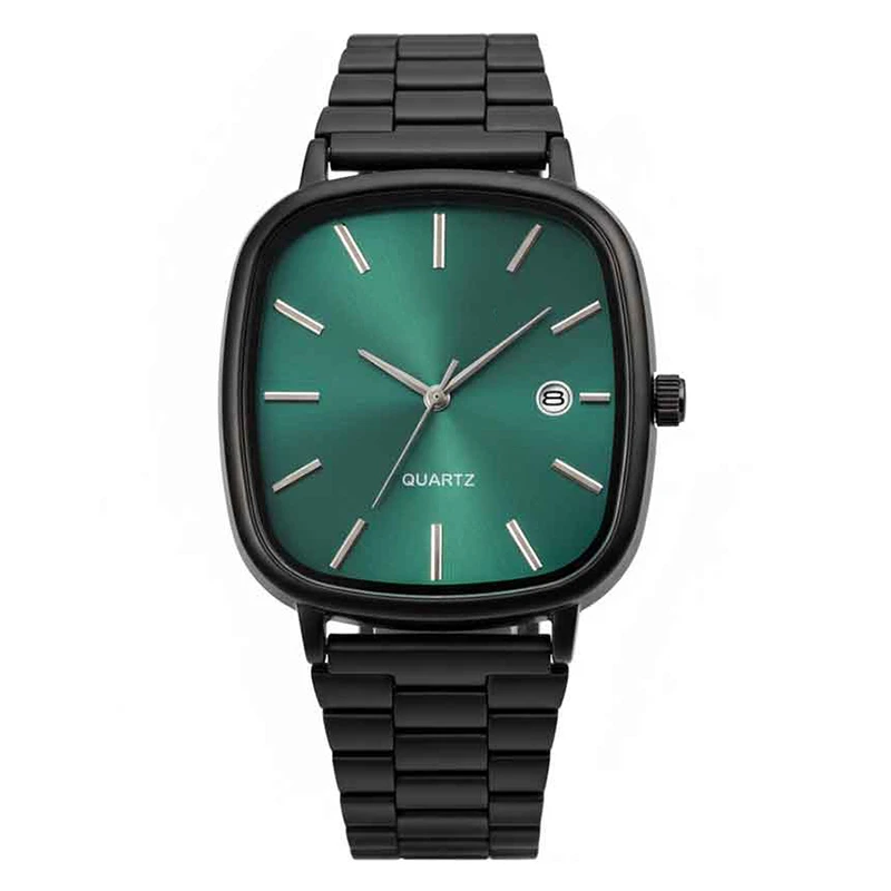 ساعت مچی عقربه‌ای کوارتز مردانه مدل کلاسیک بند ریلی کد OLD-BG