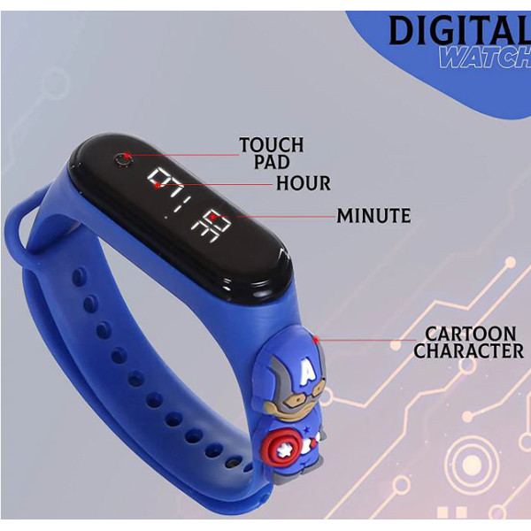 ساعت مچی دیجیتال مدل عروسکی مرد جنگجو