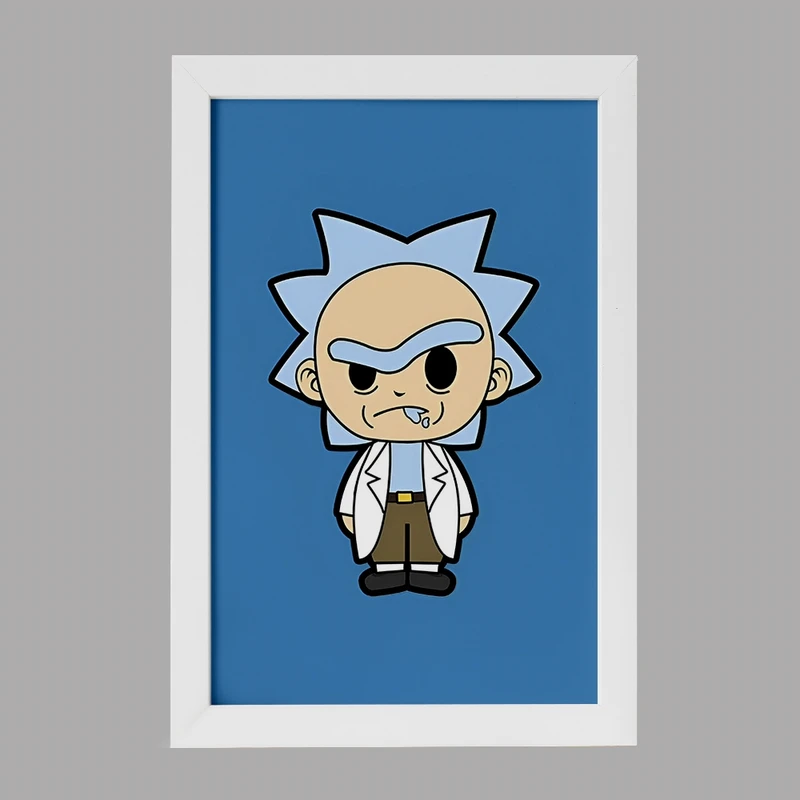 تابلو خندالو مدل ریک و مورتی (Rick and Morty) کد F4013