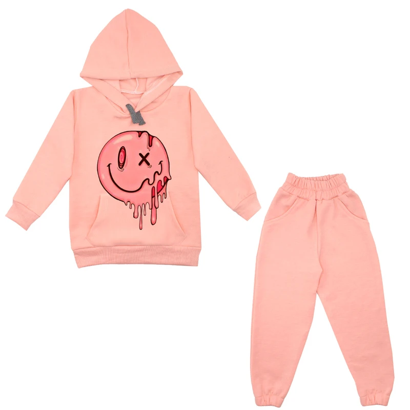 ست هودی و شلوار پسرانه مدل ایموجی A64