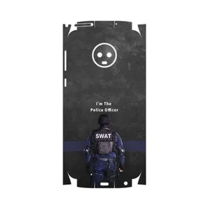 MAHOOT Police Officer-FullSkin Cover Sticker for Motorola Moto G6