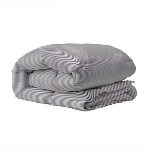 روکش لحاف پنبه آدنو مدل راه راه کد FI49 یک نفره سایز 220x160 سانتی‌متر