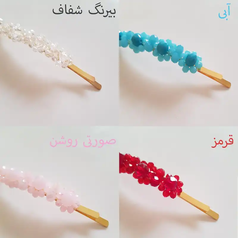 گیره مو زنانه مدل گل