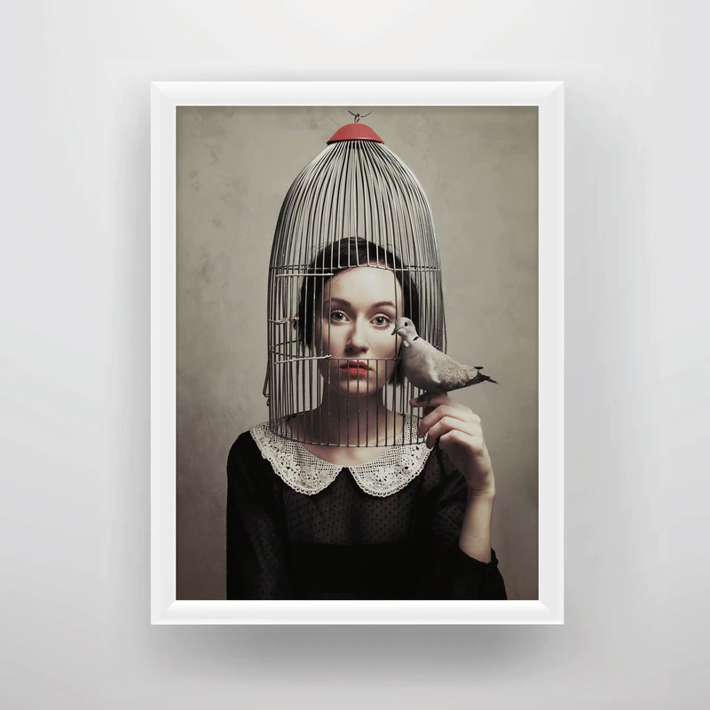 تابلو مدل مخمل فانتزی کد E101