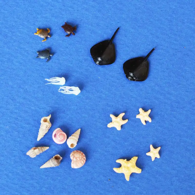 بسته کار با رزین اپوکسی فیلو باکس مدل بوکمارک اقیانوس مجموعه 30 عددی