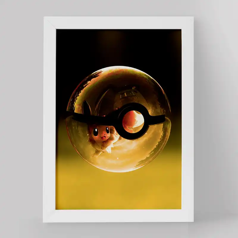 تابلو خندالو مدل پیکاچو انیمه پوکمون کد 17393