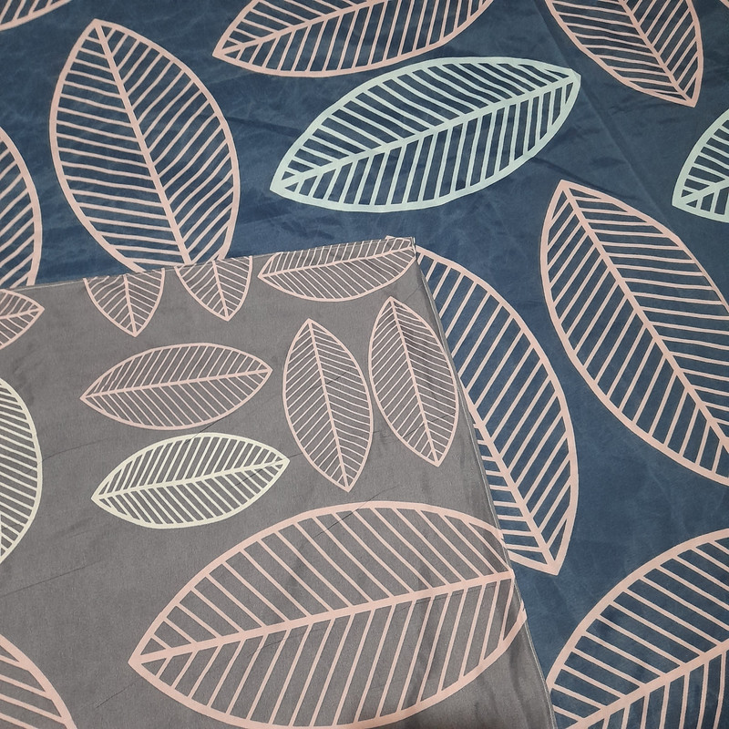 روکش لحاف دورو مدل ماکائو نیکیا دو نفره سایز 220×200 سانتی متر