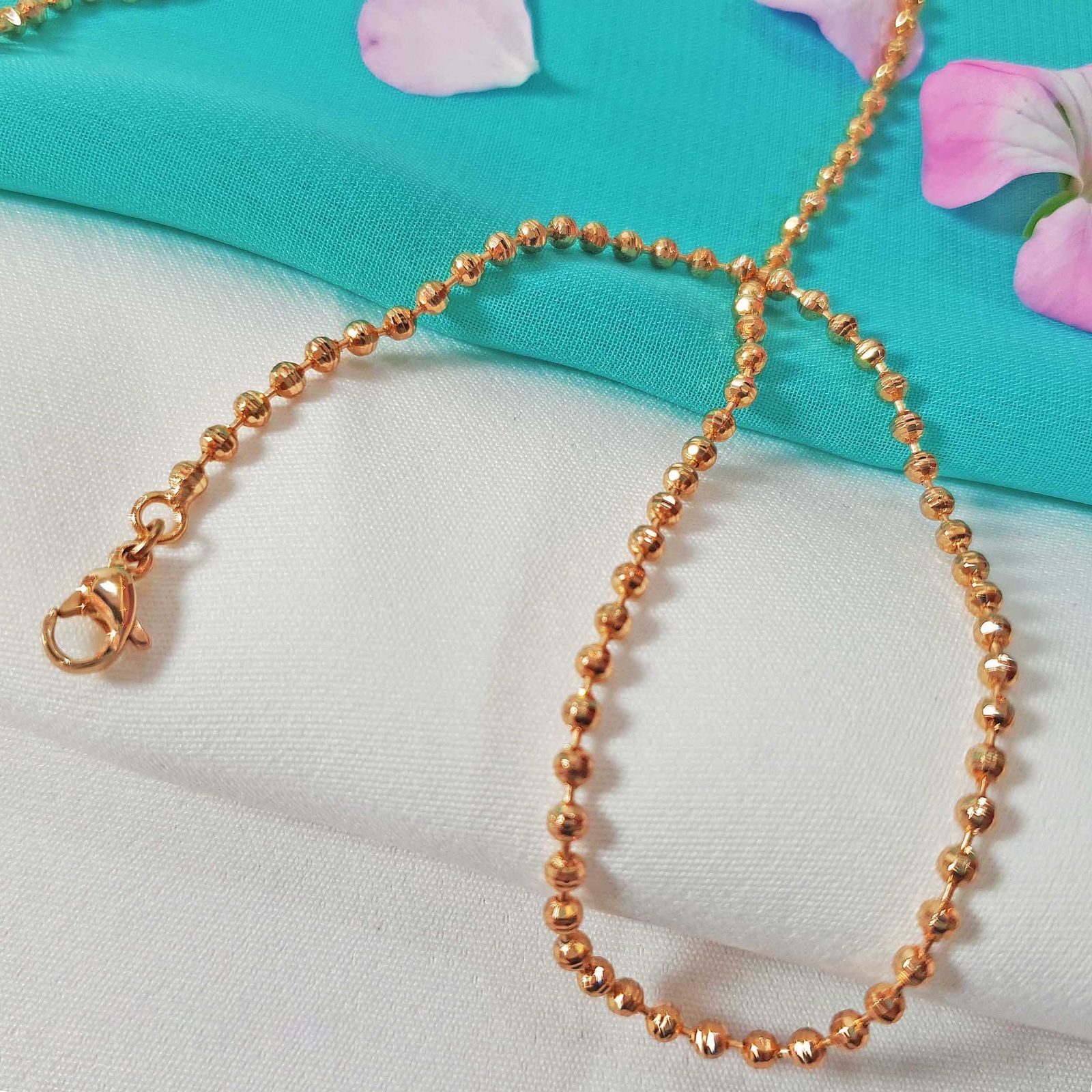 گردنبند زنانه ژوپینگ مدل گوی کد AAB56 -  - 3